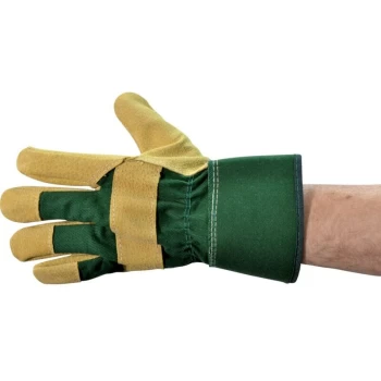 Image of Tuffsafe - Pigsplit Leather Rigger Gloves - Size 10