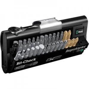 Image of Wera BC BR 30 8001 A SB 05073640001 Bit set 31 Piece Slot, Phillips, Pozidriv, Allen, TORX socket, TORX BO