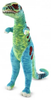 Image of Melissa Doug T Rex Dinosaur Soft Toy Jumbo.