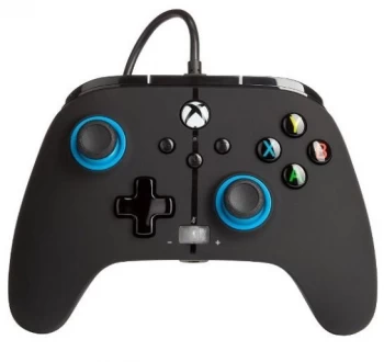 Image of Enhanced Wired Controlller - Blue Hint (Xbox One X / S)