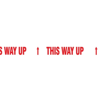 Image of Printed 'this Way Up' Tape - 50MM X 66M