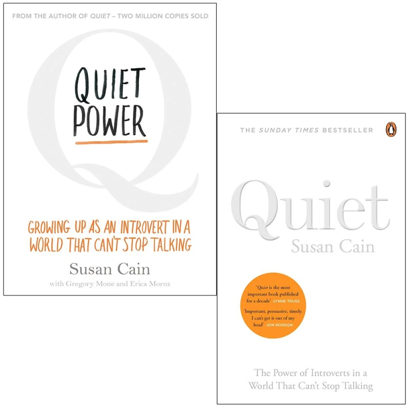 Image of Quiet Power And Quiet The Power Of Introverts In A World That Cant Stop Talking By Susan Cain 2 Book Set Susan Cain Books