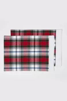 Image of Cotton Christmas Macduff Tartan Pack of 2 Placemats