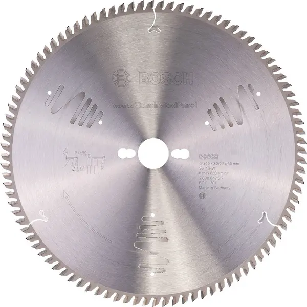 Image of Bosch EXPERT Laminated Panel Circular Saw Blade 300 x 30 x 96T