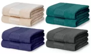 Image of Two Piece Bath Sheet Bale: Charcoal