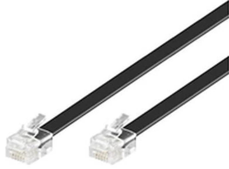 Image of Microconnect MPK110B telephone cable 10 m Transparent
