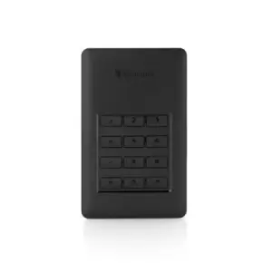 Image of Verbatim Store 'n' Go Secure Portable HDD with Keypad Access 1TB