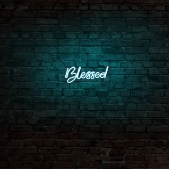 Image of Blessed - Blue Blue Wall Lamp