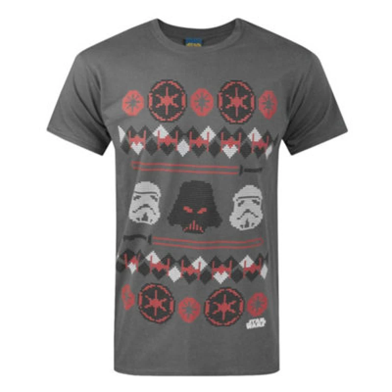 Image of (Small) Star Wars Short Sleeved T-Shirt (Mens Grey)