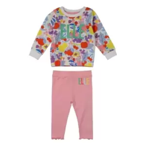 Image of Elle Elle Crew/Leging Set Bb99 - Pink