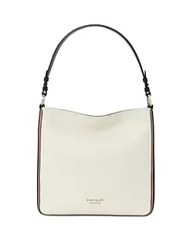 Image of kate spade new york Hudson Large Color Block Leather Hobo Bag