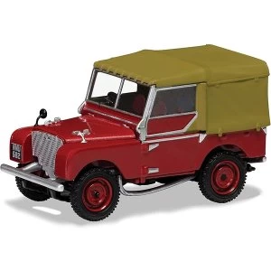 Image of Corgi Land Rover Series 1 80" Poppy Red Diecast Model