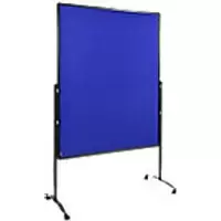 Image of Legamaster Freestanding Notice Board PREMIUM PLUS Foldale Navy Blue 126 x 196 cm