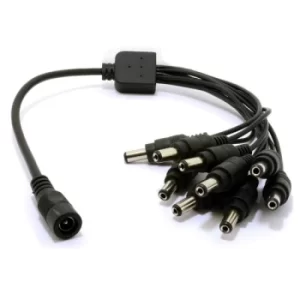 Image of Maplin CCTV 9 Way DC Splitter Power Cable Adapter