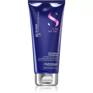 Image of Alfaparf Milano Semi di Lino Blonde Violet Conditioner For Blondes And Highlighted Hair 200ml