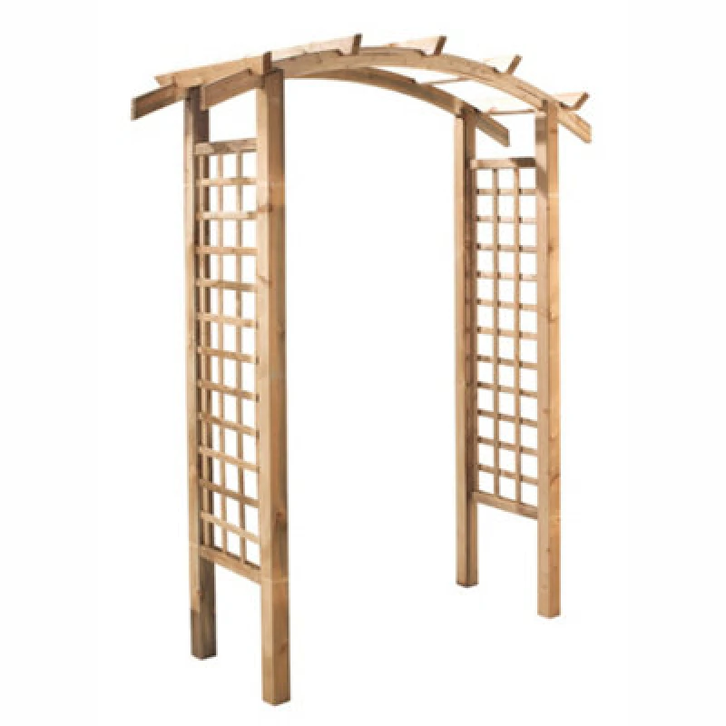 Image of Cerland Celeste Curved Top Wooden Garden Arch