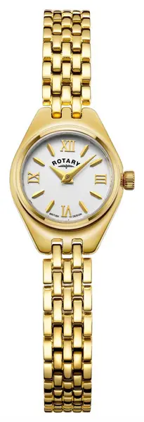 Image of Rotary LB05128/70 Balmoral White Dial Gold Stainless Watch