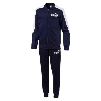 Image of Puma BB Polyester Tracksuit Junior Boys - Blue