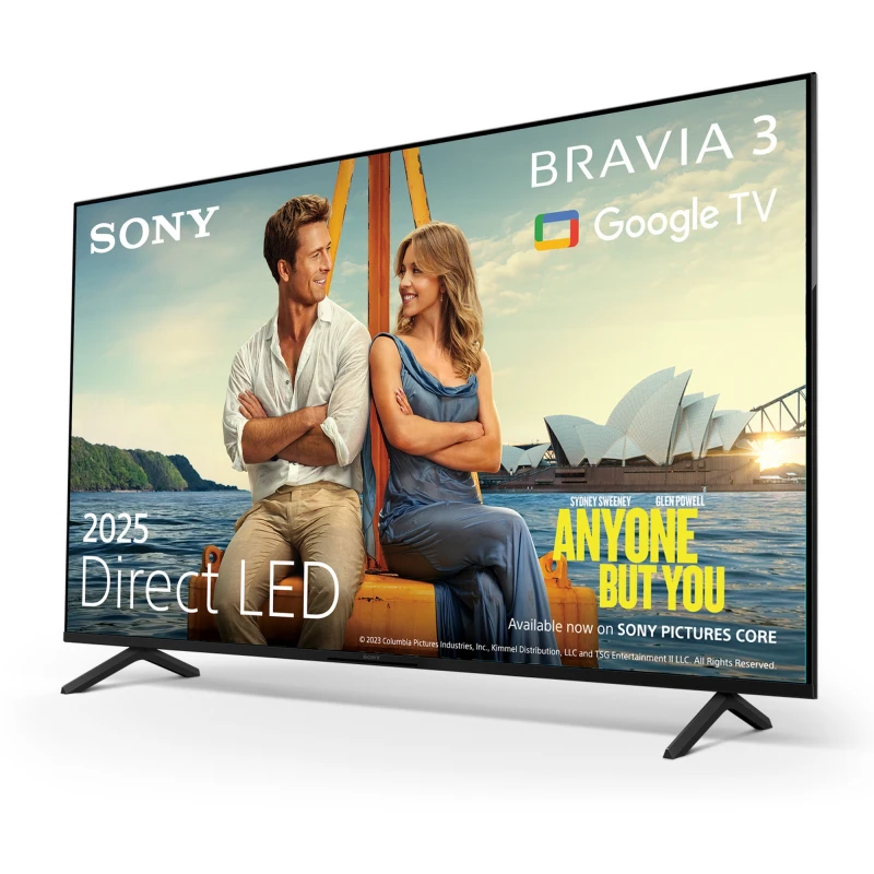 Image of 65" SONY BRAVIA 3 LED 4K HDR Smart TV - K65S38BP, Black 4548736167834