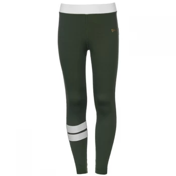 Image of USA Pro Little Mix Cut and Sew Tights Junior Girls - Khaki (P)