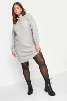 Image of Soft Touch Zip Neck Midi Dress