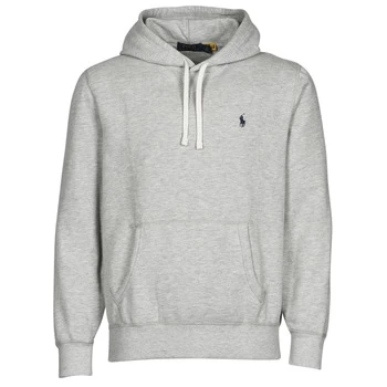 Image of Polo Ralph Lauren SWEAT A CAPUCHE MOLTONE EN COTON LOGO PONY PLAYER mens Sweatshirt in Grey - Sizes EU XXL,EU L,EU XL,EU XS