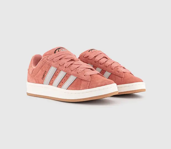 Image of Adidas Womens Campus 00s Trainers Wonder Clay Grey One Core Black, 4