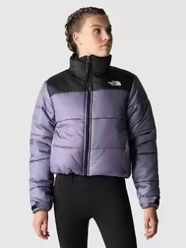 Image of The North Face Cropped Saikuru Jacket - Purple, Purple, Size L, Women