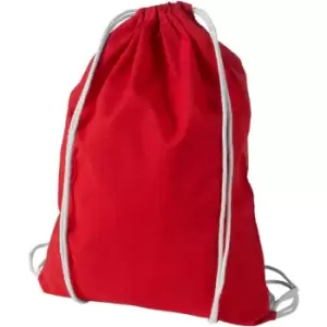 Image of Bullet Oregon Cotton Premium Rucksack (Pack Of 2) (44 x 32 cm) (Red) - Red