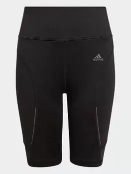 Image of adidas Aeroready Hiit Short Tights, Black, Size 7-8 Years, Women