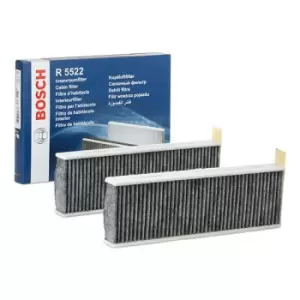 Image of Bosch Pollen filter OPEL,PEUGEOT,TOYOTA 1 987 435 522 6447XG,647993,9801448180 3638979,6447XG,95525903,6447XG,647993,9801448180,SU001A6185,3638979