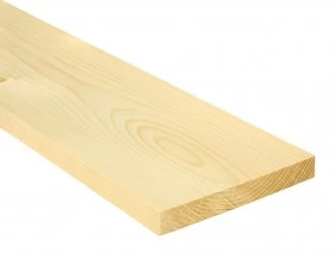 Image of Wickes Whitewood PSE 18 x 144 x 1800mm Single