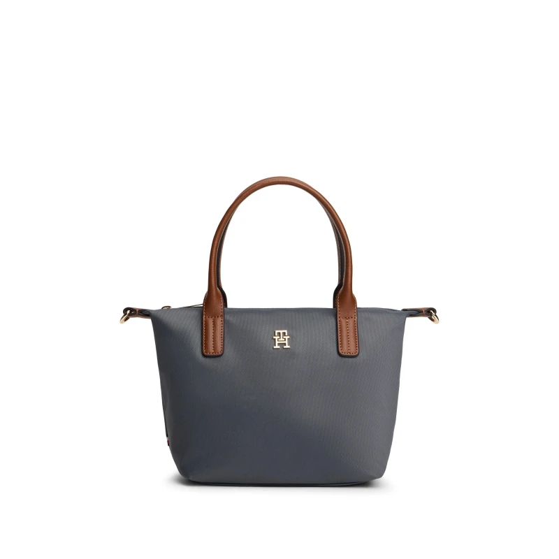 Image of Tommy Hilfiger Womens Popette Mini Tote Bags Superior Steel female One Size