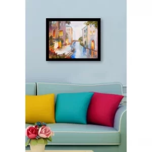Image of SC0742 Multicolor Decorative Framed MDF Painting
