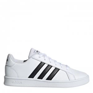 Image of adidas Grand Court Trainers Junior Boys - White/Black