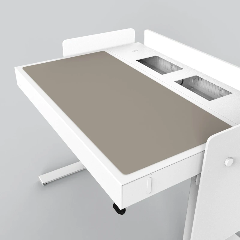 Image of Heckler Design H922-4011 desk pad Linoleum Taupe