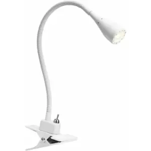 Image of Nordlux Mento LED LED Dimmable Clamp & Clip On Lamp White, 3000K