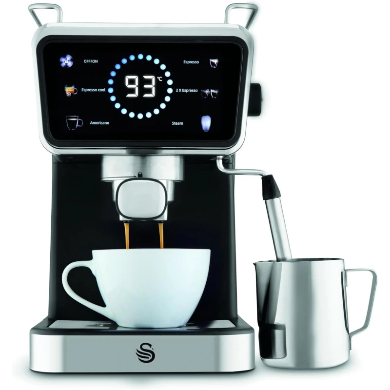 Image of Swan SK22113BLK Core Pump Espresso Digital Coffee Machine SK22113BLK Black