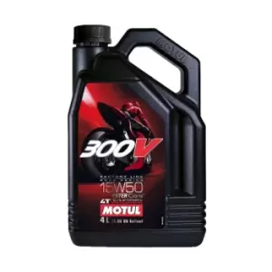 Image of 300V Factory Line 15w50 4T 100% Synthetic 4 Litres - Motul