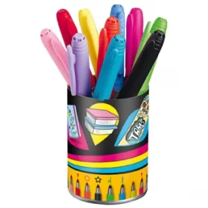 Image of BiC Marking Colour Permanent Markers Assorted Pot 9+1