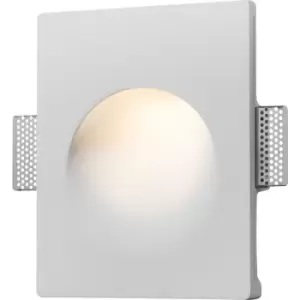 Image of Knightsbridge - GU10 Recessed Round Plaster Wall Light White 230V IP20 35W