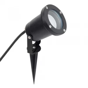 Image of IP65 Outdoor Black Ground Spike/Wall Light in Black