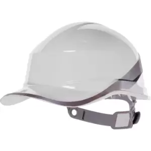 Image of Venitex Hi-Vis Baseball PPE Safety Helmet (One Size) (White)