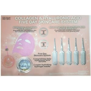 Image of Skin Treats Collagen & Hyaluronic Acid Five Day Skincare System - 7 Pieces