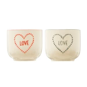 Image of Sass & Belle (Set of 2) Love Heart Planters