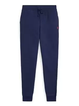Image of Ralph Lauren Boys Polo Logo Jog Pants - Navy, Size 7 Years=S