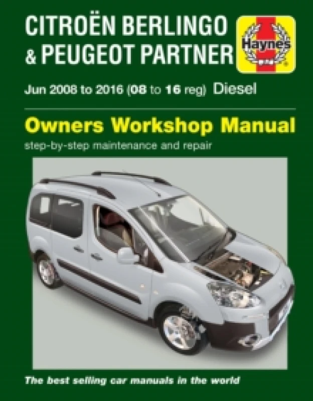 Image of Citroen Berlingo & Peugeot Partner Diesel (June 08 - 16) 08 to 16 Haynes Repair Manual Paperback / softback