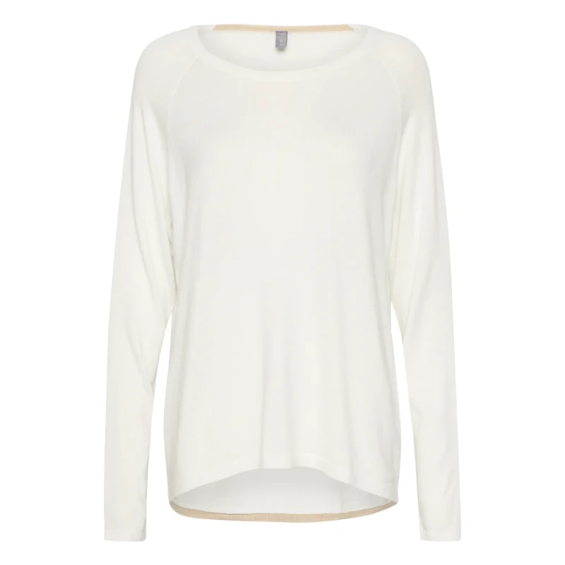 Image of culture Womens sweater CULTURE Annemarie Solid Blanc Female L