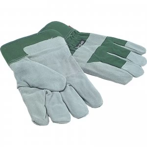 Image of Town and Country Mens Lined Leather Palm Gloves One Size
