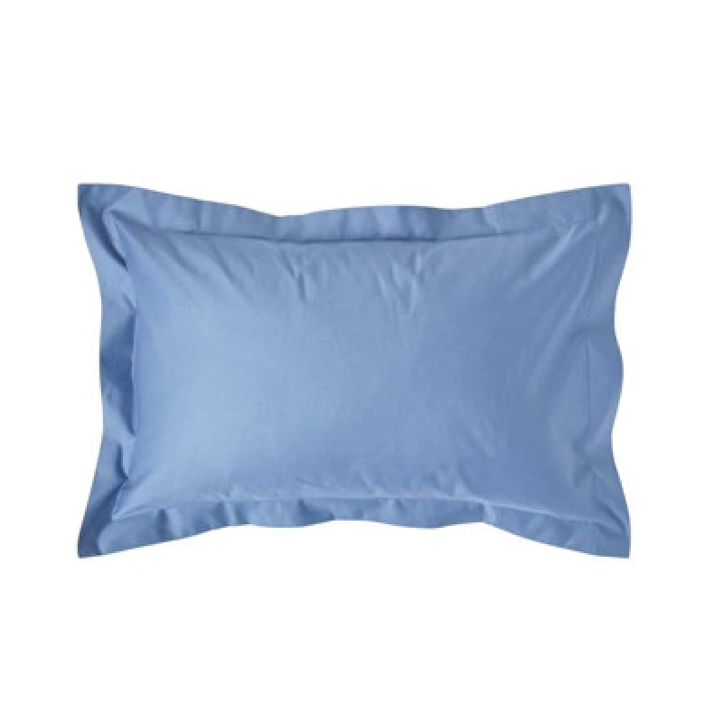 Image of Homescapes Egyptian Cotton Oxford Pillowcase 1000 TC Blue